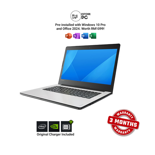 Lenovo Ideapad 310 | 14" FHD | Silver | Intel Core i5-7th Gen | NVIDIA GeForce 920MX | 12GB RAM | 512GB SSD | Battery New